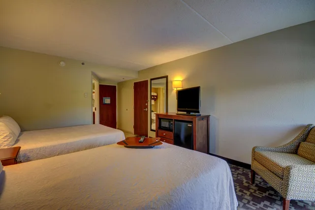 غرفة ديلوكس بسريرين مزدوجين، Hampton Inn by Hilton Indianapolis-South 3/8