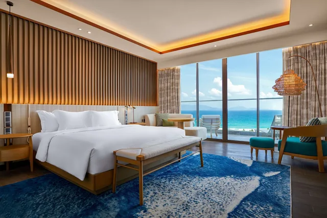 غرفة ديلوكس بسريرين منفصلين بإطلالة على البحر، Radisson Blu Resort Cam Ranh 4/10