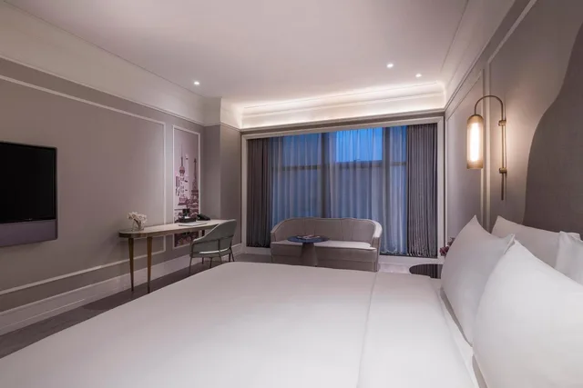 غرفة تنفيذية بسرير كينج، Mercure Shanghai Yu Garden On The Bund 4/8