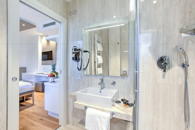 غرفة مفردة بسرير مزدوج، MH Florence Hotel & Spa 5/5