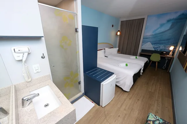 غرفة قياسية بسريرين منفصلين، Golden Tulip Guaruja 4/4