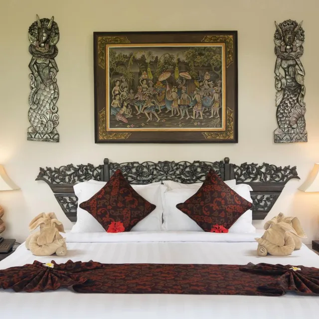 غرفة بريميير بسرير مزدوج أو سريرين منفصلين، GREEN FIELD HOTEL AND BUNGALOW 7/10