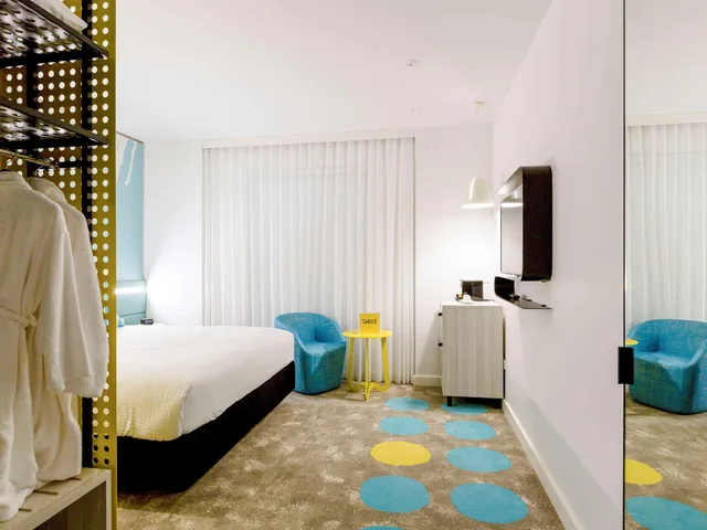 غرفة ديلوكس بسرير مزدوج بإطلالة على النهر، Ibis Styles East Perth 3/4