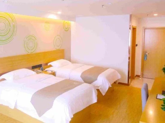غرفة سوبيريور بسريرين مزدوجين، GreenTree Inn Nantong Qidong Binhai Industrial Park Zone Nanhai Road Express Hotel 2/3