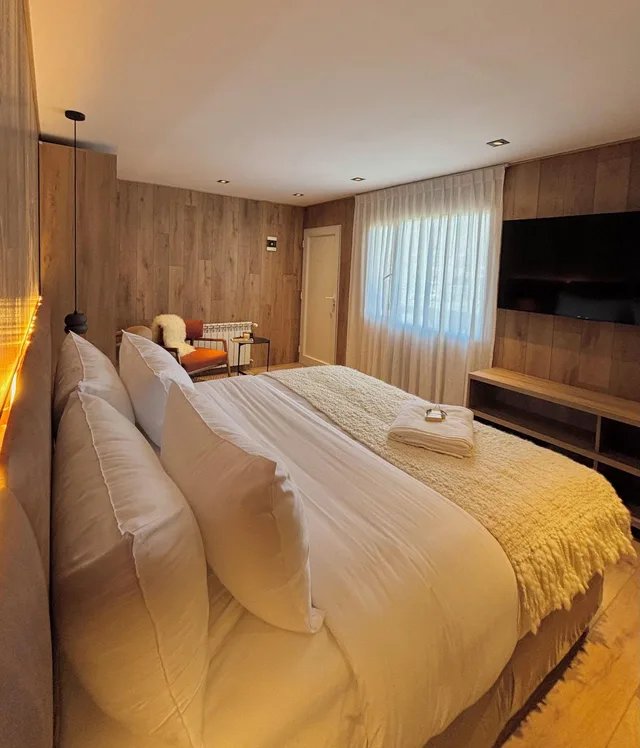 غرفة بريميوم بسرير مزدوج أو سريرين منفصلين، Amigo Del Mundo Hosteria Y Apart Hotel 1/6