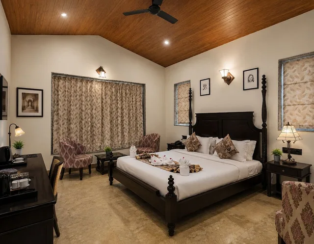 غرفة فاخرة بسرير كينج بإطلالة على الحديقة، Park Exotica Resort 3/8