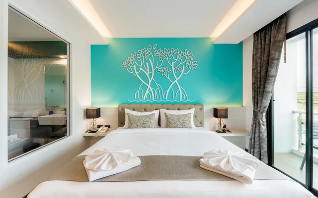 River, Deluxe, King Bed, with View, Balcony, River Front Krabi Hotel 1/3