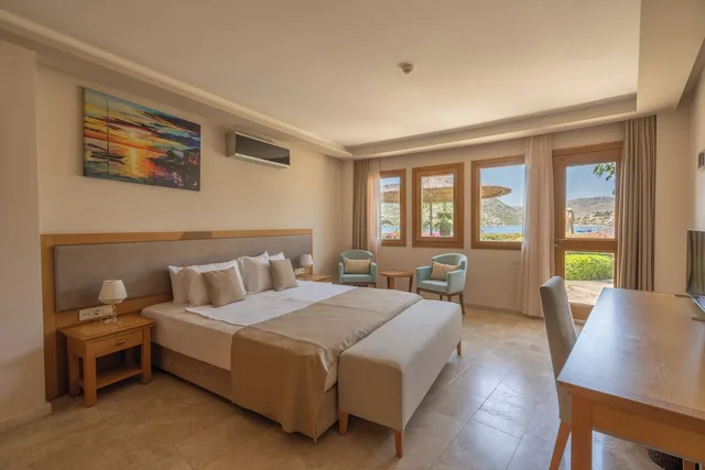 جناح كومفورت بسرير كينج وسرير فردي، Loryma Luxury Boutique Hotel 3/4