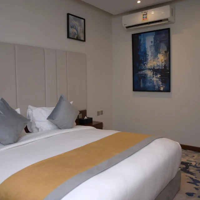 غرفة ديلوكس بسرير مزدوج، شقق ضيف إن الفندقية – قرطب(Daif Inn Serviced Apartments - Qurtubah) 4/10