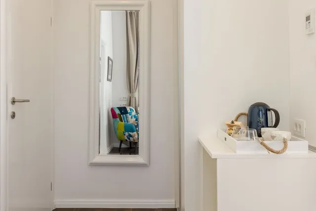 غرفة ديلوكس بسرير كوين بإطلالة على المدينة، Pellegrini Luxury Rooms 6/6