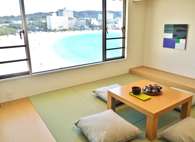 Japanese Western, Twin Beds, 2 Futon Beds, Ocean View, Royal Floor، Shiraraso Grand Hotel 7/10