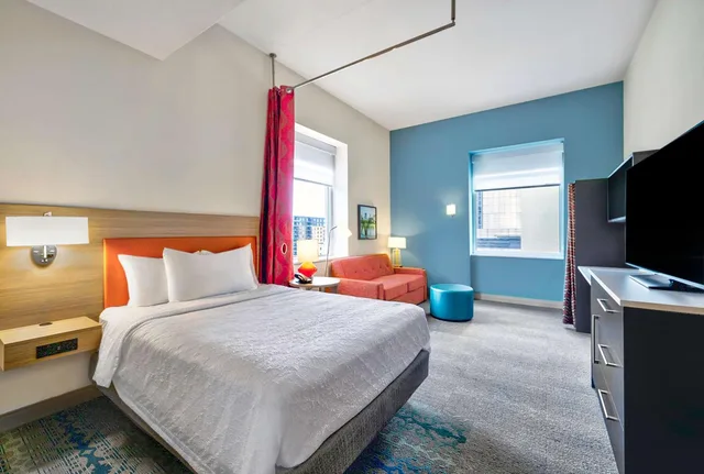 استوديو بسرير كوين مع أريكة، Home2 Suites by Hilton Minneapolis Downtown, MN 4/9