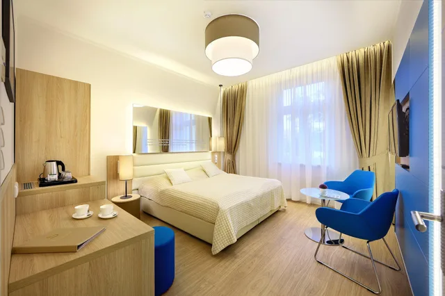جناح بسريرين كوين بإطلالة على المدينة بغرفتي نوم، Salvator Boutique Hotel 1/1