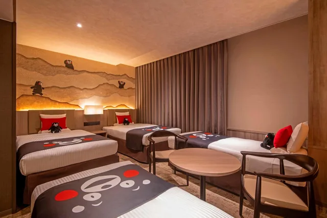 غرفة رباعية بسرير فردي، Kamenoi Hotel Aso 2/6