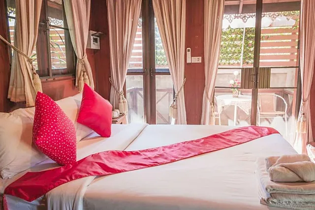 غرفة سوبيريور بسرير كوين بإطلالة على النهر، Banviewnam Camping & Resort 2/5