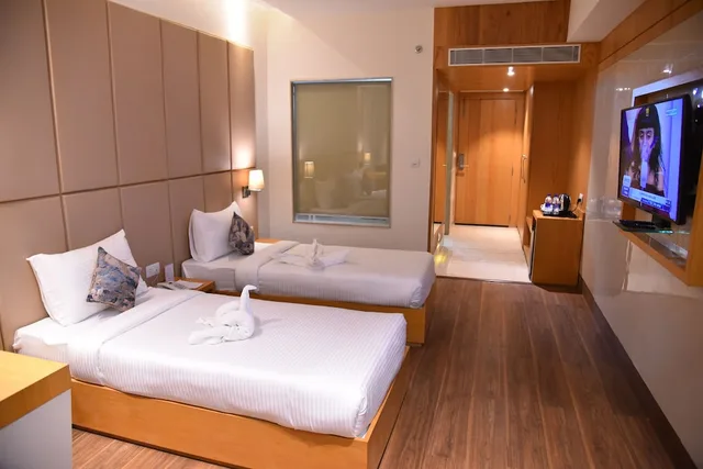 غرفة تنفيذية بسرير كينج بإطلالة على المدينة، Hotel Narayanam 4/10