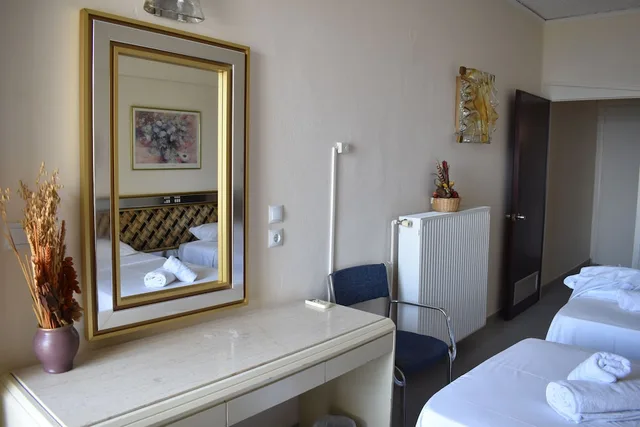 غرفة بسرير مزدوج بإطلالة على البحر، Theoxenia Hotel 10/10