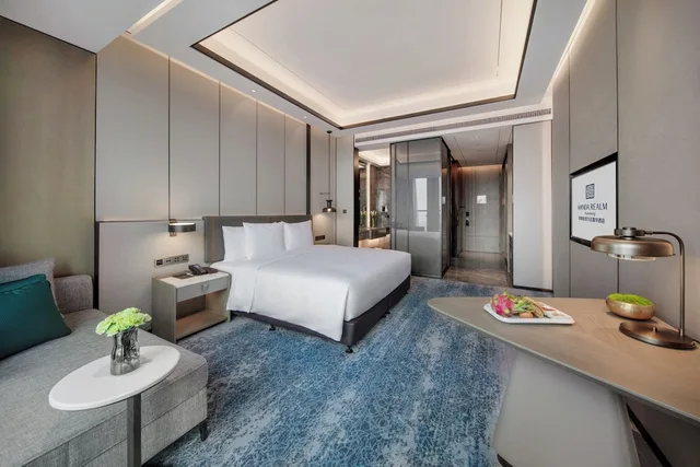 غرفة تنفيذية مفردة بسرير كينج، Wanda Realm Kunming 4/6