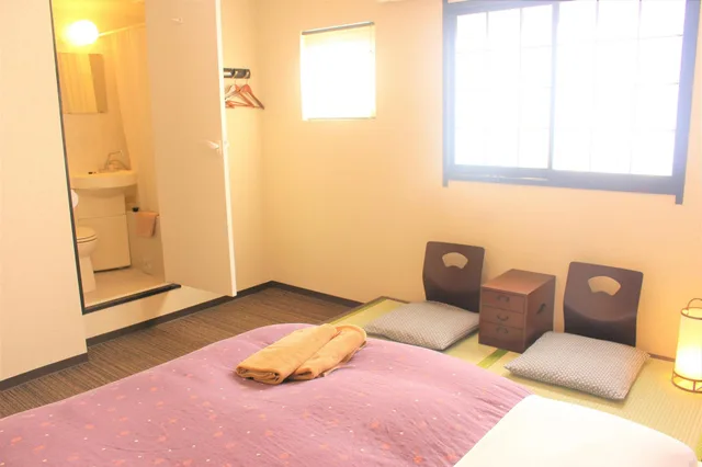 غرفة سوبيريور بسرير مزدوج بإطلالة على المدينة، K's House Tokyo Oasis 3/5