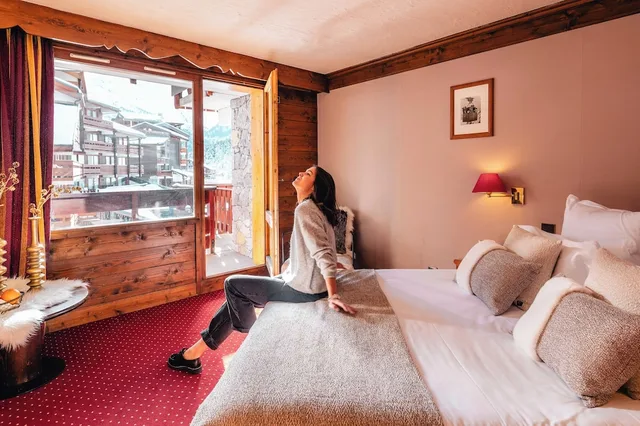 Classic, Twin Beds, Mountain Side، Hotel Mont Vallon Meribel 3/10