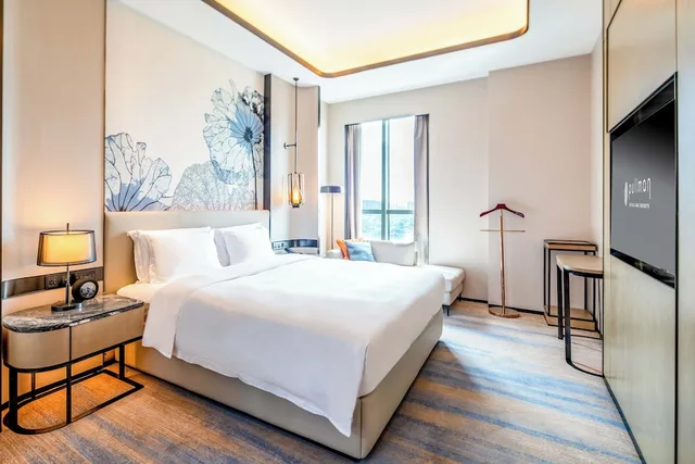 جناح ديلوكس بسرير كينج بإطلالة على المدينة مع دخول الصالة، Pullman Suzhou Taicang 2/4