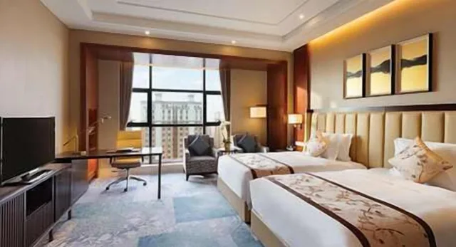 غرفة ديلوكس بسريرين منفصلين للمدخنين، Wyndham Urumqi North 1/1