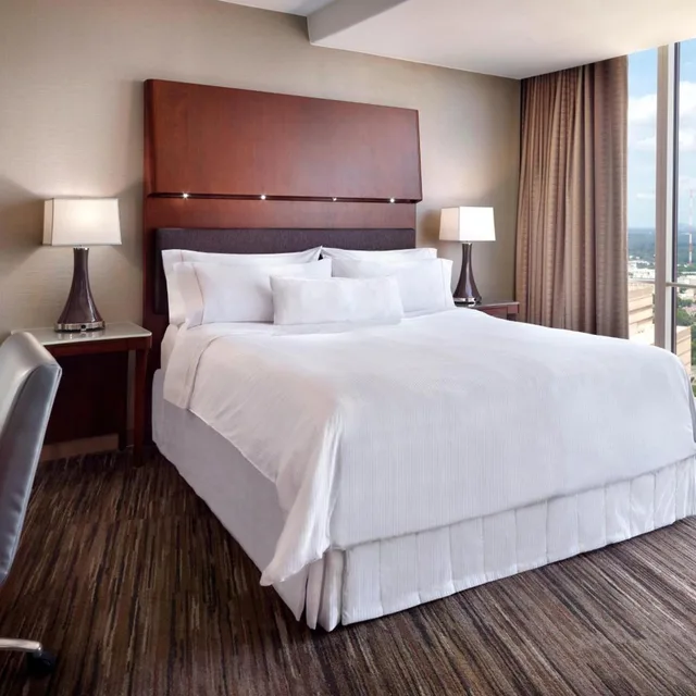 غرفة تقليدية بسرير كوين بحوض استحمام لذوي الإعاقة، The Westin Peachtree Plaza Atlanta 4/10