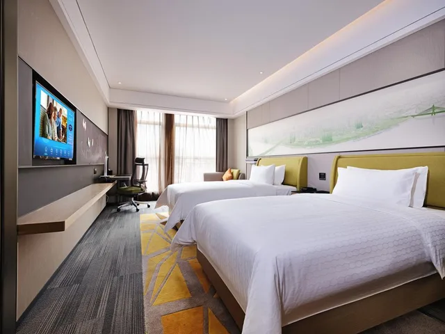 غرفة ديلوكس بسريرين منفصلين، Hampton by Hilton Guangzhou Dongxiaonan 1/2