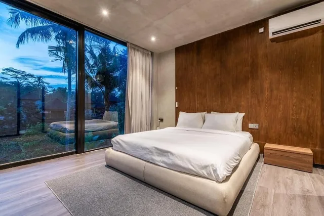 شقة ديلوكس بسريرين كوين بشرفة، Jungle Vista Boutique Suites Ubud 3/10