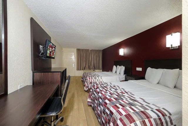 Standard, 2 Double Beds, Red Roof Inn New Orleans Westbank 1/4