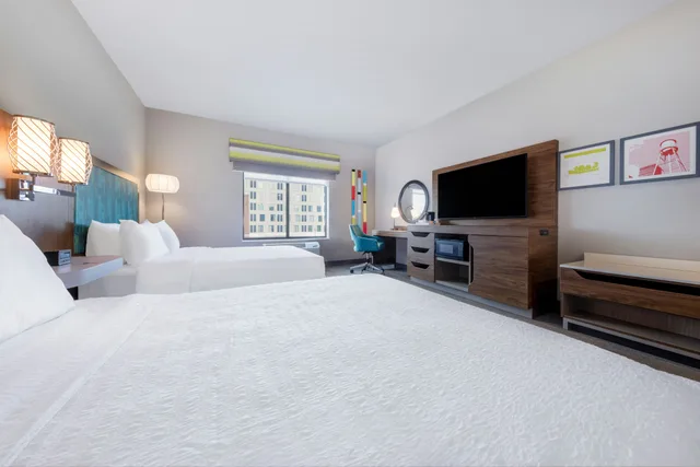 غرفة بسريرين كوين، Hampton Inn Columbus Downtown 3/5