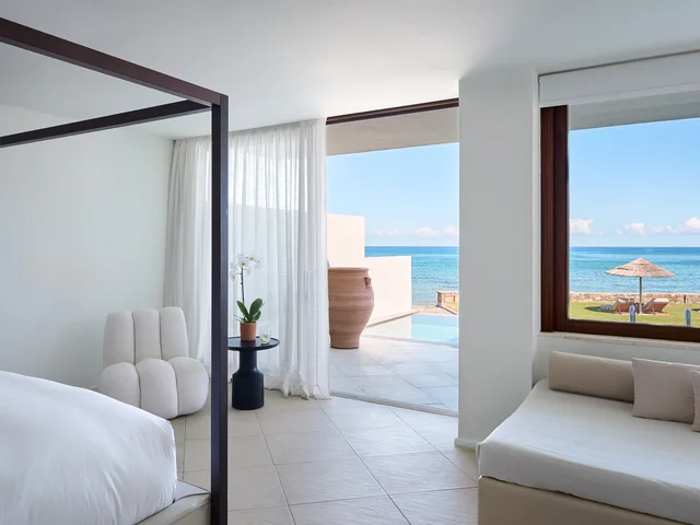 Junior Suite, Bungalow, Water Front, Private Pool، Amirandes, A Resort to Live 2/3