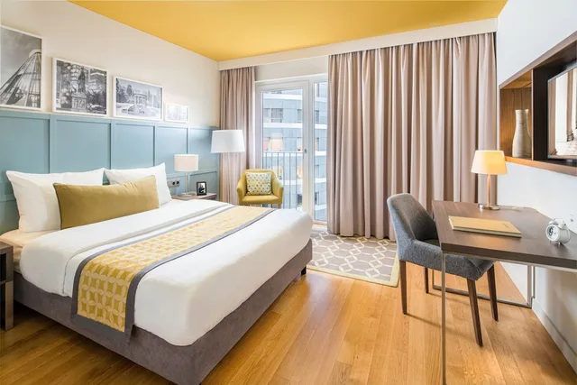 غرفة كلاسيكية بسرير كوين، Citadines City Centre Frankfurt 1/8