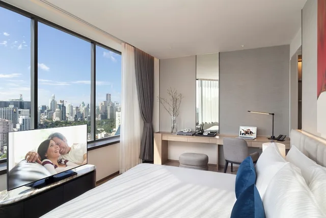 غرفة بريميير بسرير كينج بغرفة نوم واحدة، Ascott Embassy Sathorn 1/4