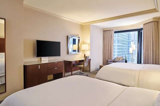غرفة ديلوكس بسريرين مزدوجين، Westin Chicago River North 3/5