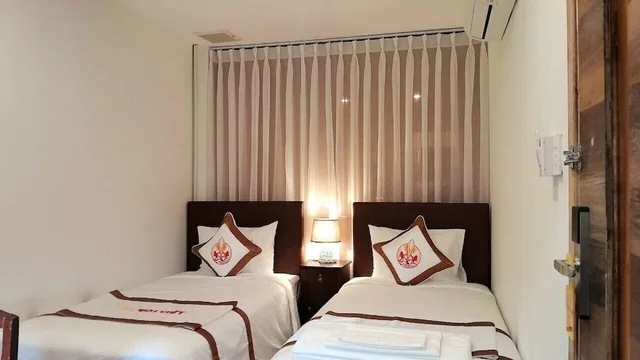غرفة قياسية بسرير كوين بغرفة نوم واحدة بحمام خاص، The Rice Hotel & Tour - 40 Bui Vien No 9 6/10