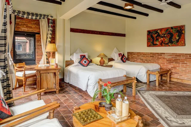 جناح جونيور بسريرين منفصلين، The Dwarika S Hotel 2/8