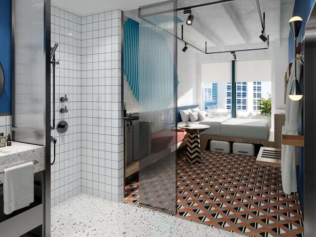 Tribe Extra, Queen Bed, City View، TRIBE Auckland 4/5