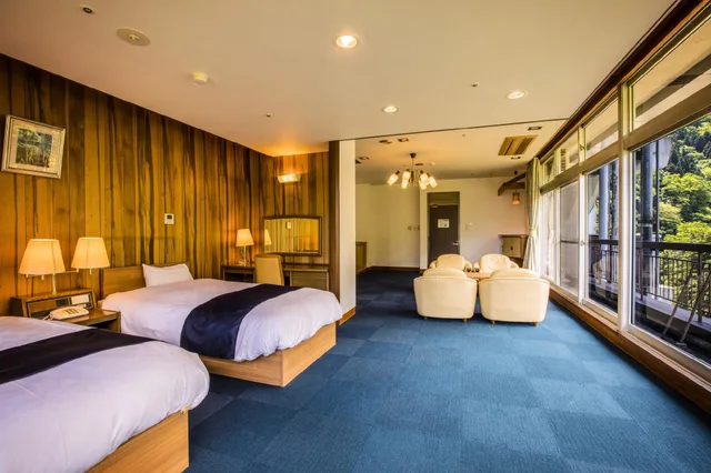 Japanese Western, Superior, Twin Beds, 4 Futon Beds, Indoor Bath، Ooedo Onsen Monogatari Unazuki Grand Hotel 1/1