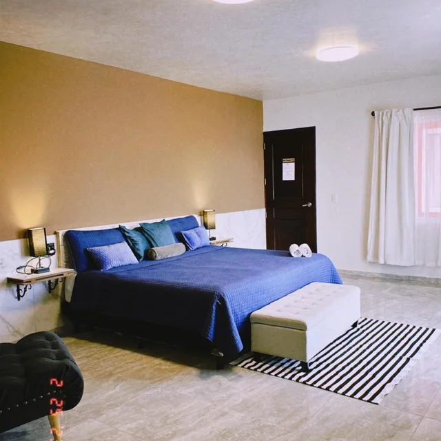 جناح بسرير كينج بإطلالة على البحيرة بشرفة، Hotel Awazul Bacalar 1/10