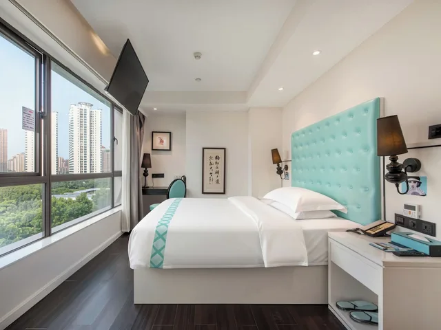 غرفة قياسية بسرير كوين بإطلالة على المدينة، Xana Lite Hotel (Guangzhou Dongxiaonan Metro Station Shixi) 5/10