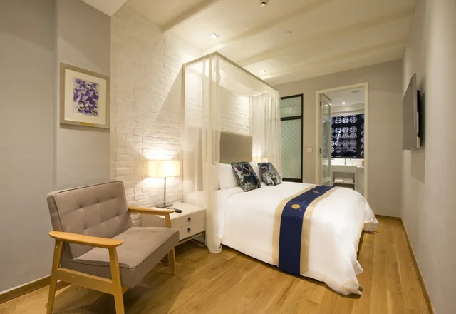 غرفة ديلوكس بسرير كينج، Hotel Nuve Heritage 2/7