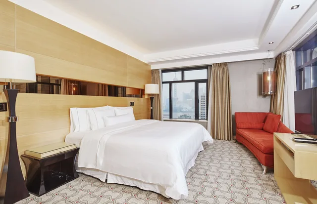 غرفة بسرير كينج بإطلالة على المدينة، The Westin Bund Center, Shanghai 6/12