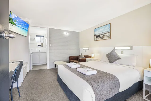 غرفة ديلوكس بسرير كوين، Acacia Motor Inn Bundaberg 3/10