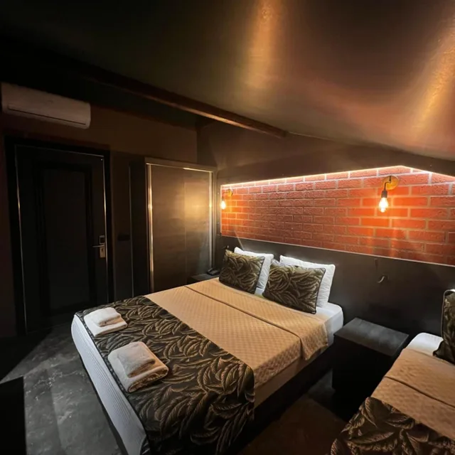 غرفة بسرير مزدوج أو سريرين منفصلين، Dolphin Apart Hotel Sarigerme 4/10