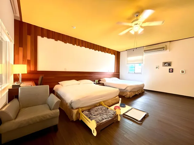 غرفة عائلية بسريرين كوين يُسمح فيها بالحيوانات الأليفة، Lido Forestry Spa Resort 1/2