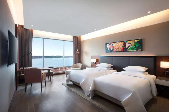 غرفة كلوب بسريرين منفصلين بشرفة، GRAND HYATT KOCHI BOLGATTY 7/10