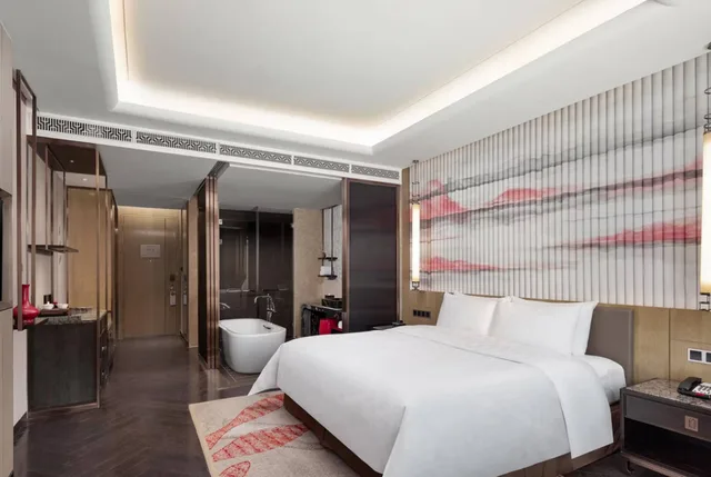 غرفة بسرير كينج، Hualuxe Hotels And Resorts Wuhu 2/4