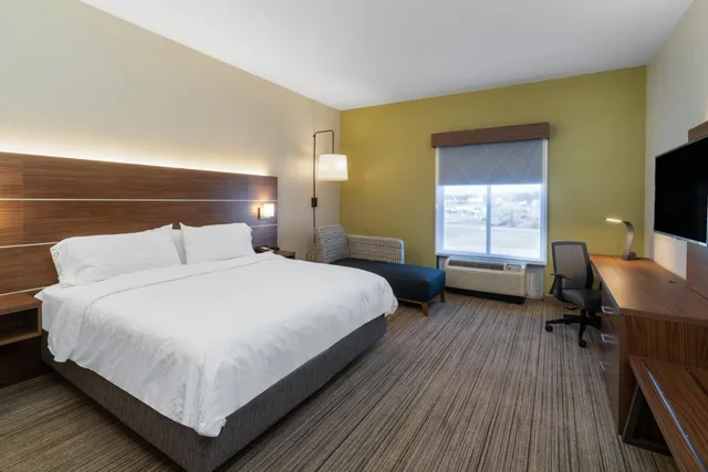 غرفة قياسية بسرير كينج بحوض استحمام لذوي الإعاقة، Holiday Inn Express Hotel Suites Talladega 1/5
