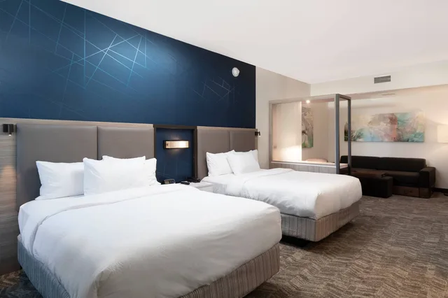 جناح بسريرين كوين مع أريكة، SpringHill Suites by Marriott Cape Canaveral Cocoa Beach 1/10